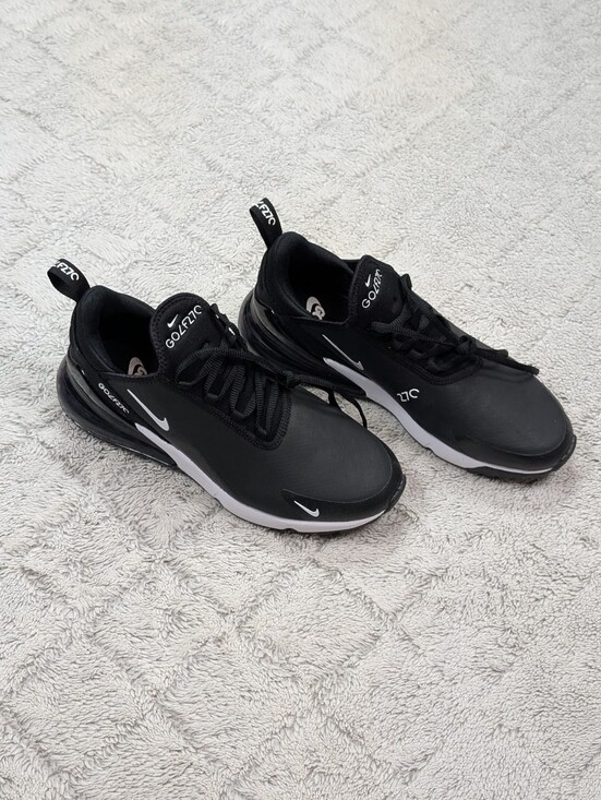 Nike Other - Nike Air Max 270 Black White Golf Sneakers Mens Size 8.5 CK6483-001 NEW
